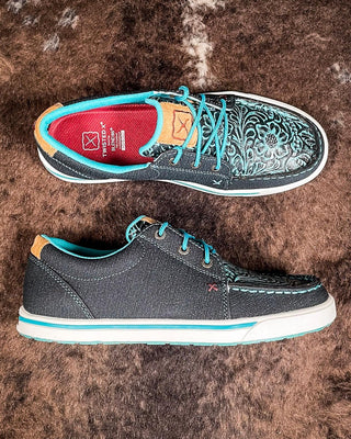 Remmy Twisted X Kicks - Dark Teal & Teal – Women's Shoes from Bronco Western Supply Co.