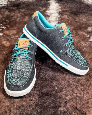 Remmy Twisted X Kicks - Dark Teal & Teal – Women's Shoes from Bronco Western Supply Co.