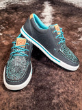 Remmy Twisted X Kicks - Dark Teal & Teal - Women's Shoes - Twisted X - Bronco Western Supply Co.