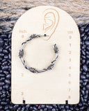 Remy Fashion Hoop Earrings - Silver - Jewelry - Blue Tortoise - Bronco Western Supply Co.