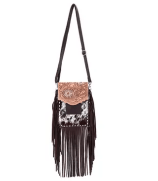Reveena Hair on Hide Fringe Phone Crossbody Bag – Purses & Wallets from Bronco Western Supply Co.