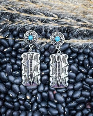 Ridgeline Bar Dangle Earrings – Jewelry from Bronco Western Supply Co.