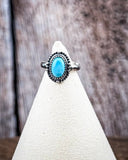 Riley Adjustable Genuine Turquoise Ring - Jewelry - Sowell Jewelry - Bronco Western Supply Co.