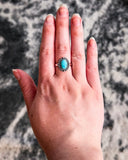 Riley Adjustable Genuine Turquoise Ring - Jewelry - Sowell Jewelry - Bronco Western Supply Co.