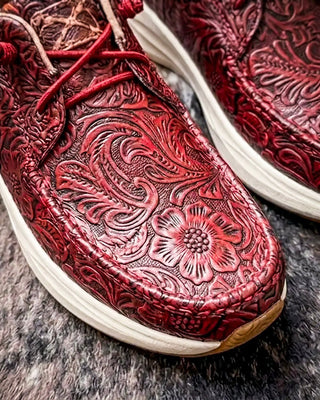 Rio Bloom Feather X Casual Shoes in Rio Red by Twisted X – Women's Shoes from Bronco Western Supply Co.