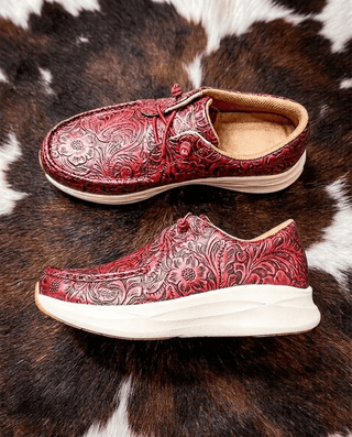 Rio Bloom Feather X Casual Shoes in Rio Red by Twisted X – Women's Shoes from Bronco Western Supply Co.
