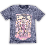 Rodeo Legend Graphic Tee - Black - Apparel - Lotus Fashion - Bronco Western Supply Co.