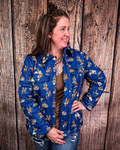 Rodeo Range Quilted Jacket - Apparel - Lucky & Blessed - Bronco Western Supply Co.
