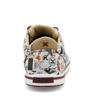 Rodeo Remix Twisted X Hooey Loper Sneaker - Toasted Almond and Multi - Women's Shoes - Twisted X - Bronco Western Supply Co.