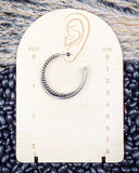 Rope & Rowdy Fashion Hoop Earrings - Jewelry - Blue Tortoise - Bronco Western Supply Co.