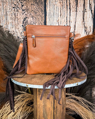 Roux Hair on Hide Fringe Crossbody Bag – Purses & Wallets from Bronco Western Supply Co.