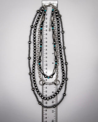 Rowan Snaffle Bit Layered Necklace – Jewelry from Bronco Western Supply Co.