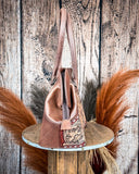 Rowdy Rose Tooled Leather Shoulder Tote Bag - Purses & Wallets - American Darling - Bronco Western Supply Co.