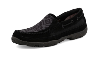 Roxy Twisted X Slip - On Driving Moc - Black & Grey – Women's Shoes from Bronco Western Supply Co.