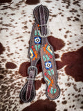 Royal King Aztec and Flower Spur Straps - Spurs - Tough 1 - Bronco Western Supply Co.