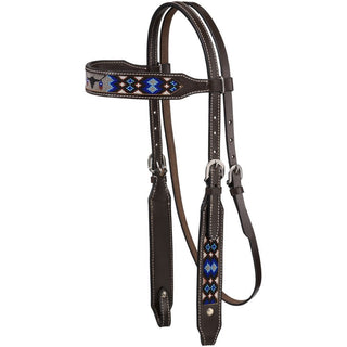 Royal King Beaded Longhorn Browband Headstall – Headstalls & Accessories from Bronco Western Supply Co.