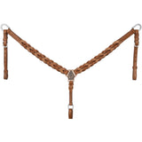 Royal King Braided Leather Breastcollar - Breast Collars - Tough 1 - Bronco Western Supply Co.