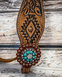 Royal King - Selena Headstall and Breastcollar Set - Horse Tack - Tough 1 - Bronco Western Supply Co.