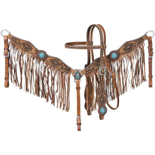 Royal King - Selena Headstall and Breastcollar Set – Horse Tack from Bronco Western Supply Co.