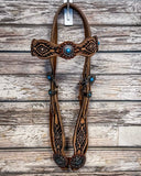 Royal King - Serenity Headstall and Breastcollar Set - Horse Tack - Tough 1 - Bronco Western Supply Co.
