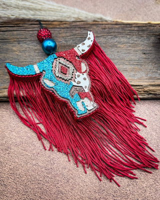 Ruby Riot Bull Skull Car Freshie in Tipsy Cowboy – Accessories from Bronco Western Supply Co.