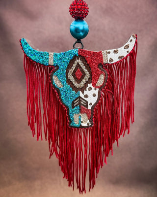 Ruby Riot Bull Skull Car Freshie in Tipsy Cowboy – Accessories from Bronco Western Supply Co.