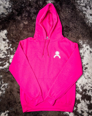 Run Your Horse Not Your Mouth Hoodie - Pink – Apparel from Bronco Western Supply Co.