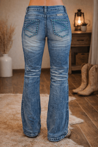 Rush II Bootcut Jeans by Cowgirl Tuff – Apparel from Bronco Western Supply Co.