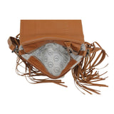 Myra Bag -Elisa Fringe Leather & Hairon Bag