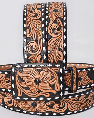 belt on white backdrop