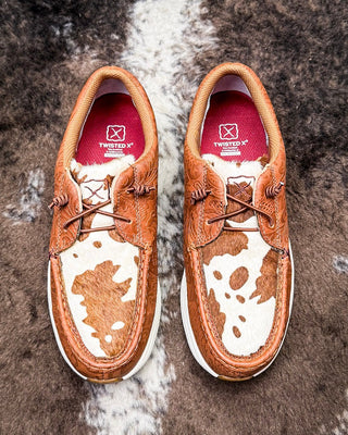 Sable Twisted X Feather X Slip - On Shoe - Cowhide Multi and Brown Patina – Women's Shoes from Bronco Western Supply Co.