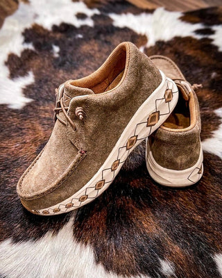 Saddle Bloom Feather X Casual Shoes in Taupe by Twisted X – Women's Shoes from Bronco Western Supply Co.