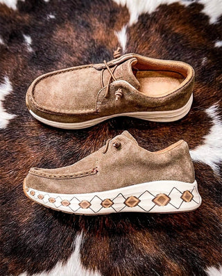 Saddle Bloom Feather X Casual Shoes in Taupe by Twisted X – Women's Shoes from Bronco Western Supply Co.