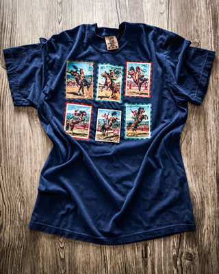 Saddle Post Rodeo Graphic Tee – Apparel from Bronco Western Supply Co.