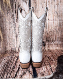 Saddlebrush Rose Circle G Boots - Women's Boots - Circle G - Bronco Western Supply Co.