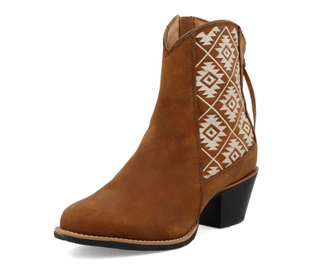 Sadie Twisted X Ankle Booties - Tan – Women's Shoes from Bronco Western Supply Co.