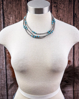 Sage Creek Navajo Style Pearl Fashion Wrap Necklace – Jewelry from Bronco Western Supply Co.