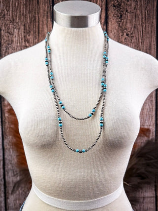 Sage Creek Navajo Style Pearl Fashion Wrap Necklace – Jewelry from Bronco Western Supply Co.