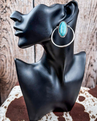 Sage Hollow Fashion Hoop Earrings – Jewelry from Bronco Western Supply Co.