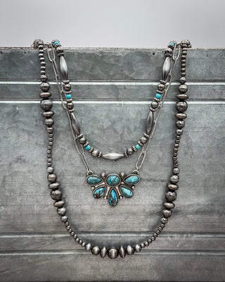Sagebrush Skies Layered Fashion Necklace – Jewelry from Bronco Western Supply Co.