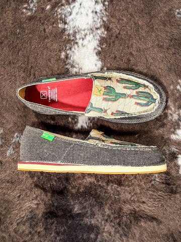 Saguaro Twisted X Slip - On Loafer - Dust & Cactus Print - Women's Shoes - Twisted X - Bronco Western Supply Co.
