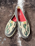 Saguaro Twisted X Slip - On Loafer - Dust & Cactus Print - Women's Shoes - Twisted X - Bronco Western Supply Co.