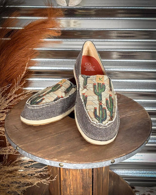 Saguaro Twisted X Slip - On Loafer - Dust & Cactus Print – Women's Shoes from Bronco Western Supply Co.