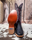 Salem Twisted X Women's 13" Reserve Boot - Black Ostrich and Purple Potion - Women's Boots - Twisted X - Bronco Western Supply Co.