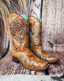 Sandstone Stallion Corral Boots - Women's Boots - Corral Boots - Bronco Western Supply Co.