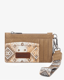 Savannah Aztec Card Holder in Khaki by Wrangler - Purses & Wallets - Montana West - Bronco Western Supply Co.