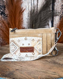 Savannah Aztec Card Holder in Khaki by Wrangler - Purses & Wallets - Montana West - Bronco Western Supply Co.