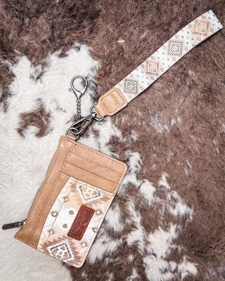 Savannah Aztec Card Holder in Khaki by Wrangler – Purses & Wallets from Bronco Western Supply Co.