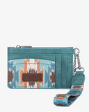 Savannah Aztec Card Holder in Turquoise by Wrangler - Purses & Wallets - Montana West - Bronco Western Supply Co.