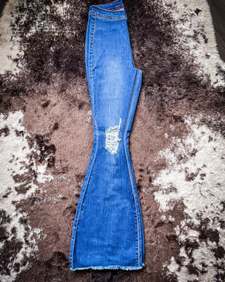 Shannon Flare Jeans - Indigo – Apparel from Bronco Western Supply Co.